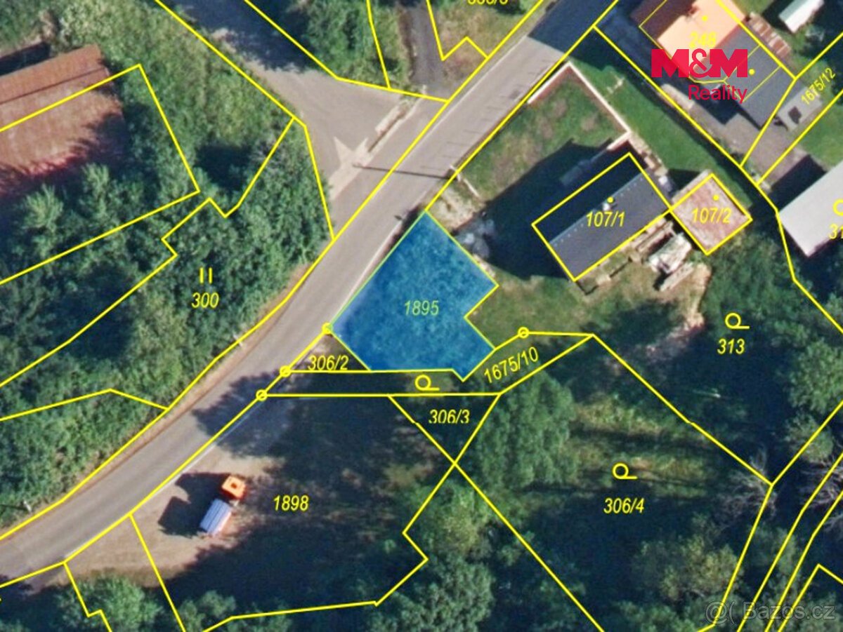 Prodej pozemku, 223 m², Huntířov, okr. Děčín