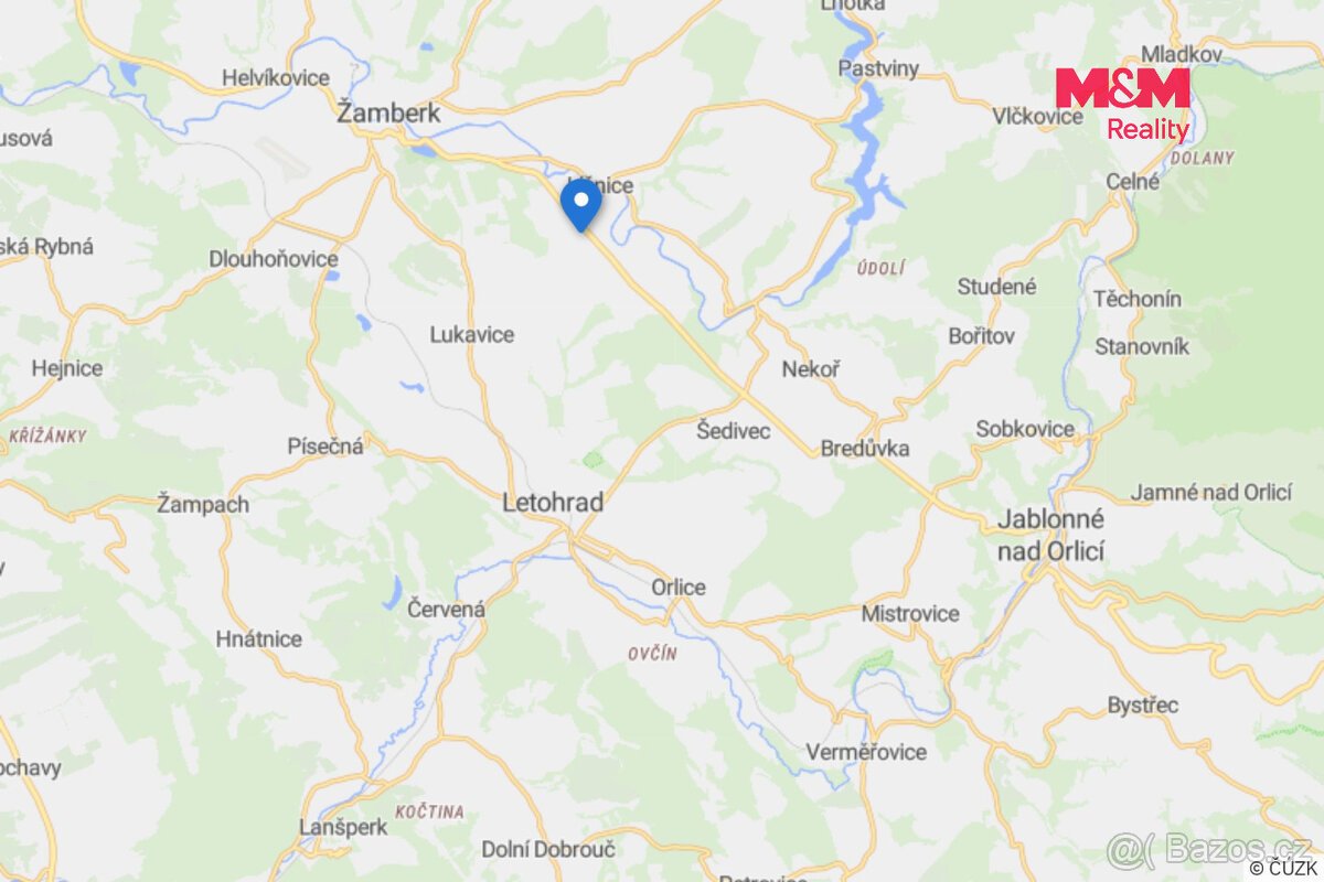 Prodej komerčního pozemku, 6328 m², Líšnice, ul. Líšnice 231