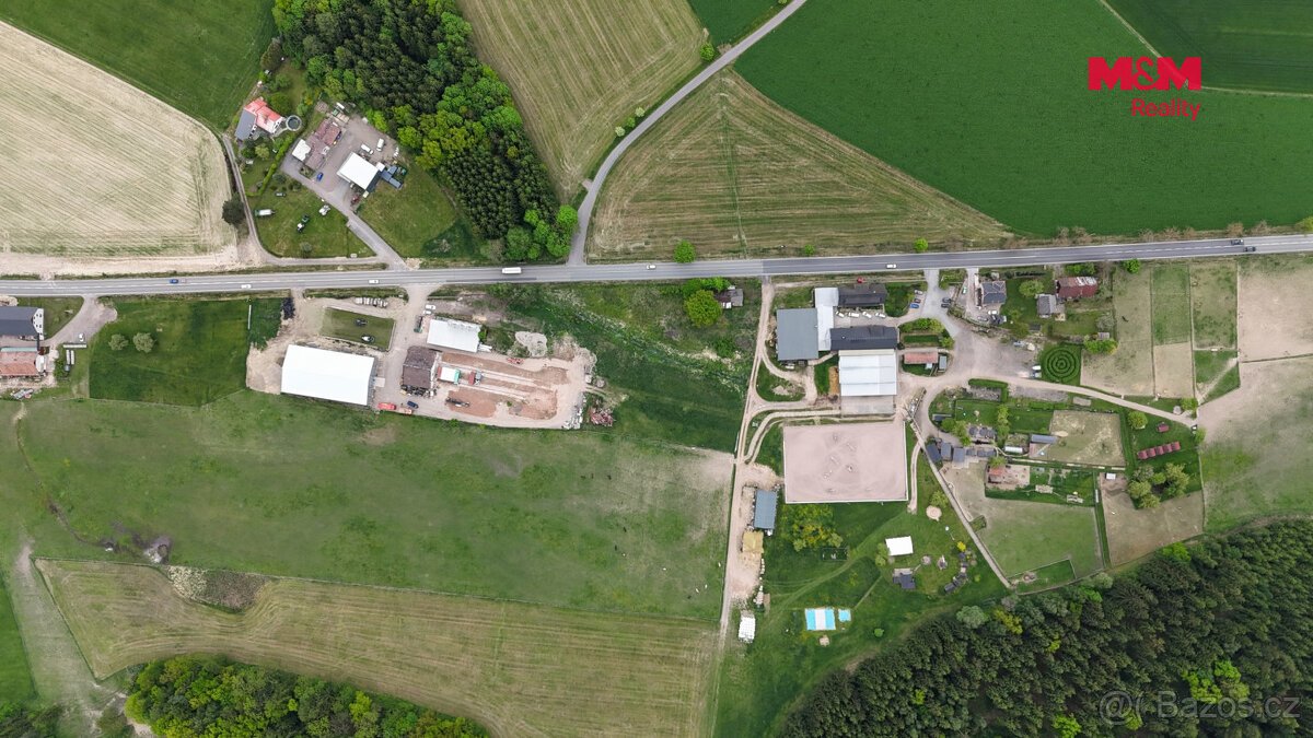 Prodej komerčního pozemku, 6328 m², Líšnice, ul. Líšnice 231