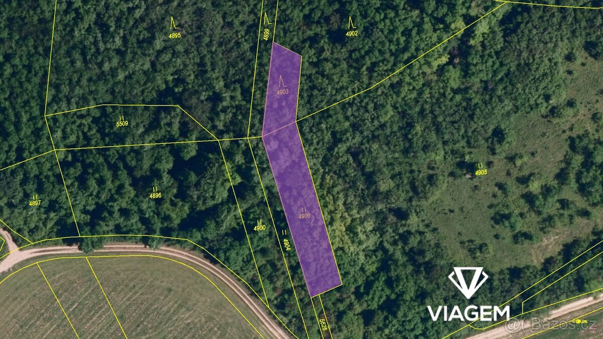 Les 1 006 m², Podíl 63 % o výměře 629 m²