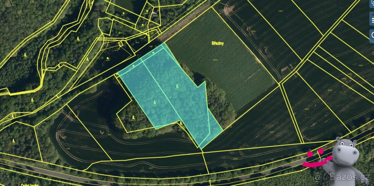 Prodej lesa 9 556 m², Zlín - Klečůvka, ev.č. 58890