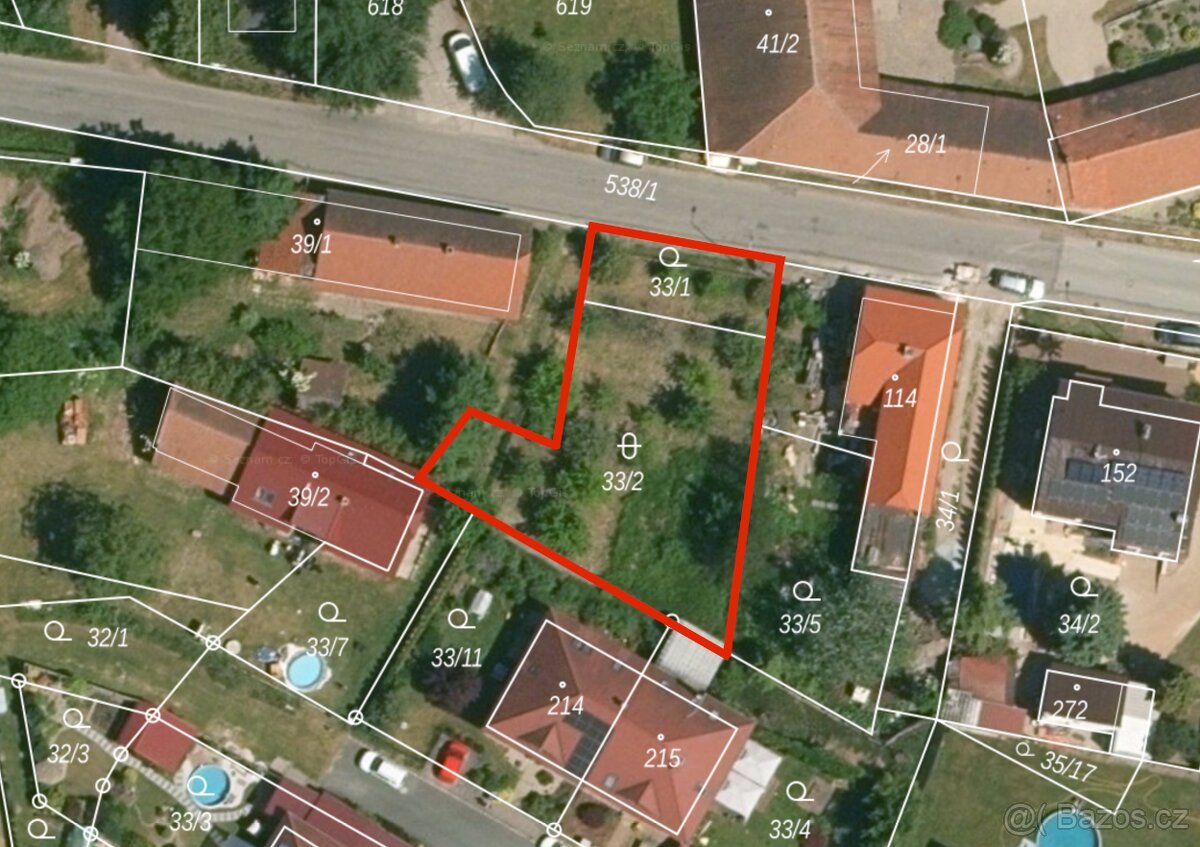 Prodej stavebního pozemku – Rohovládova Bělá