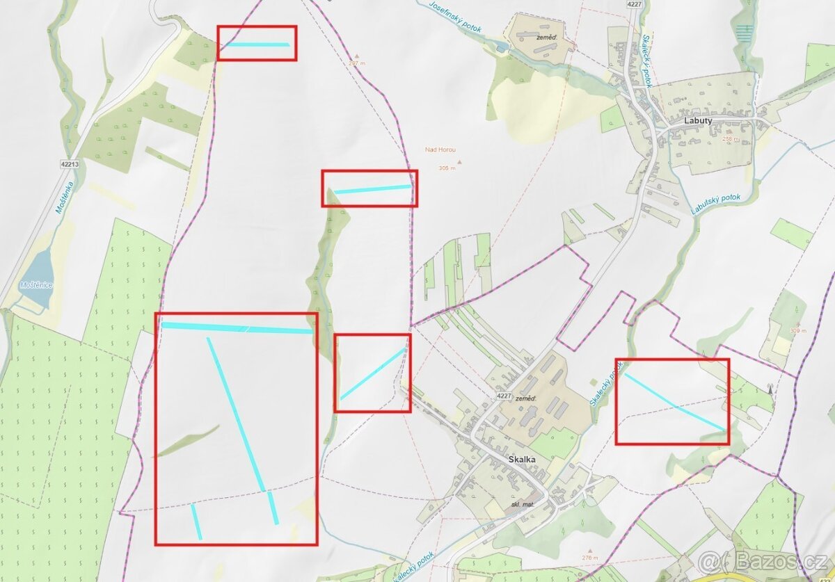 Prodej polí s dobrou bonitou – 2,6 ha – Skalka u Kyjova