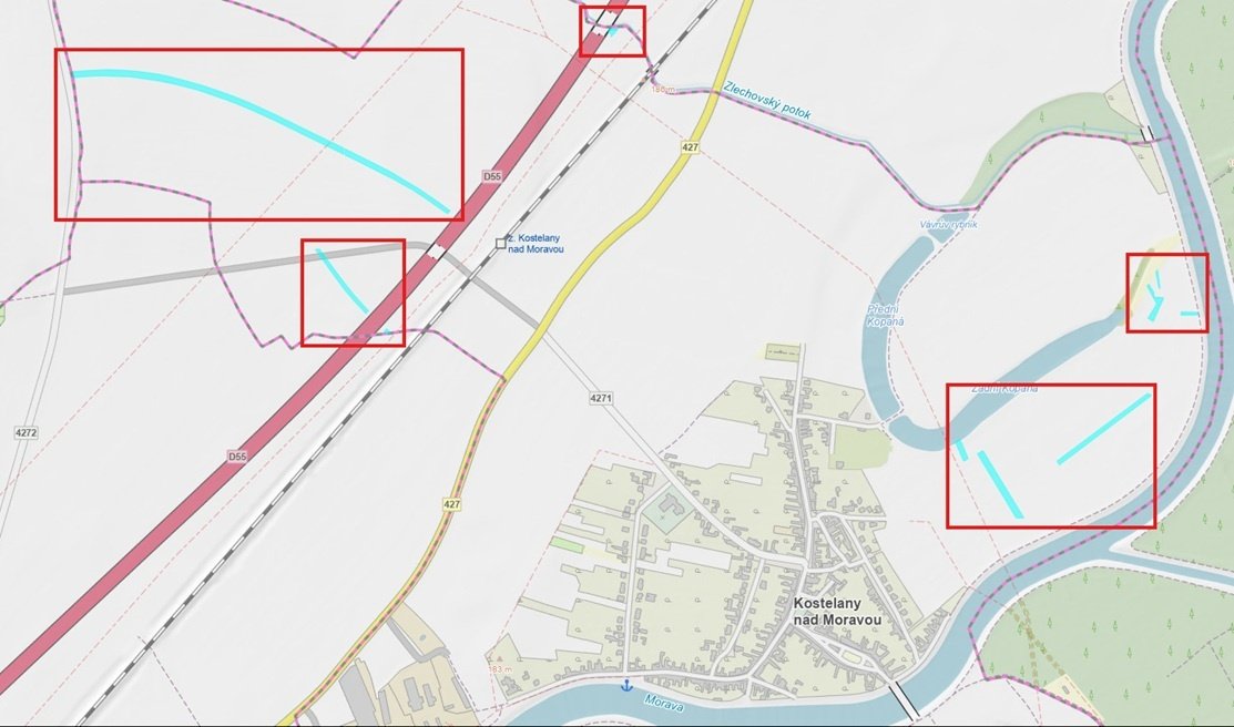 Prodej pěkných polí u Uherského Hradiště – 2,1ha – Kostelany