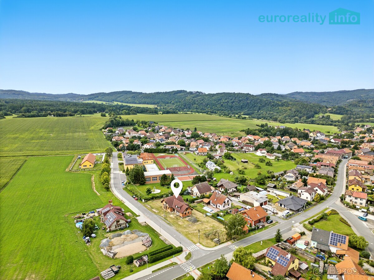 Prodej, pozemek 1724 m2, Broumy