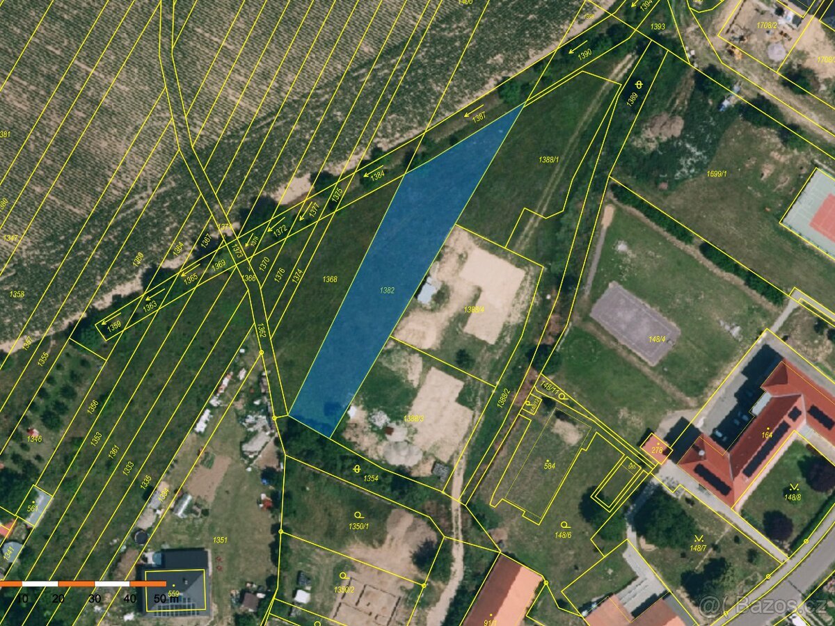 Prodej stavebního pozemku 1514 m², Želetice