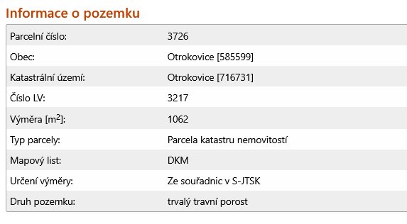 Pozemek v chatové oblasti ,,JEZÍRKA" v Otrokovicích