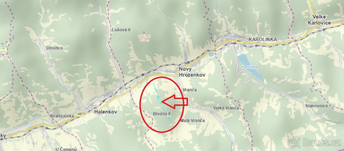 Prodej pozemků k.ú. Nový Hrozenkov
