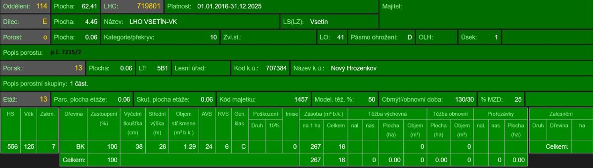 Prodej pozemků k.ú. Nový Hrozenkov