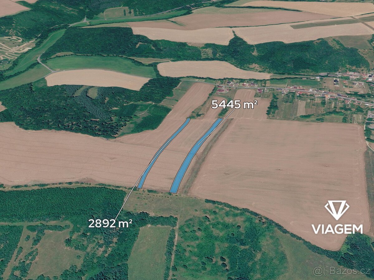Pole 8 337 m², Podíl 53 % o výměře 4 446 m²