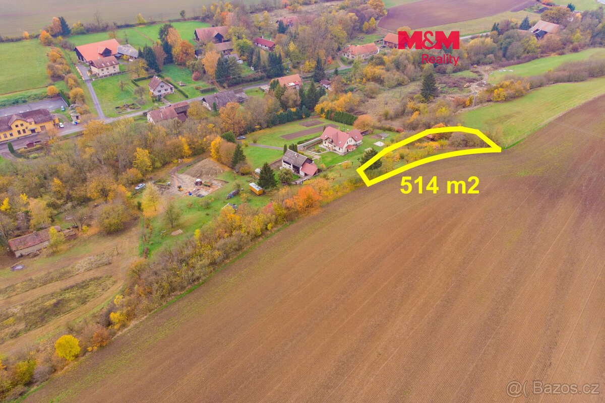 Prodej louky, 514 m², Chyjice
