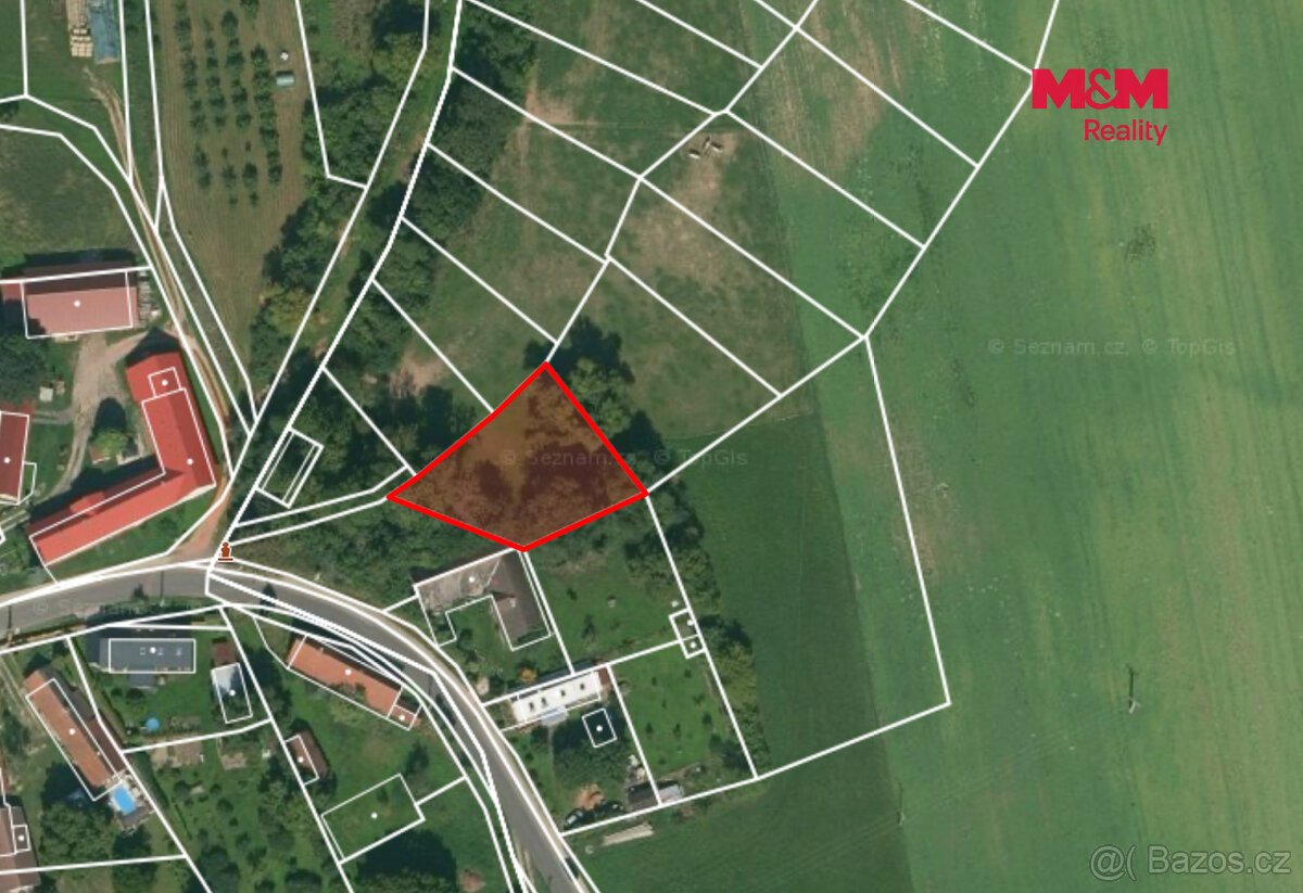 Prodej pastviny, 983 m², Údrnice
