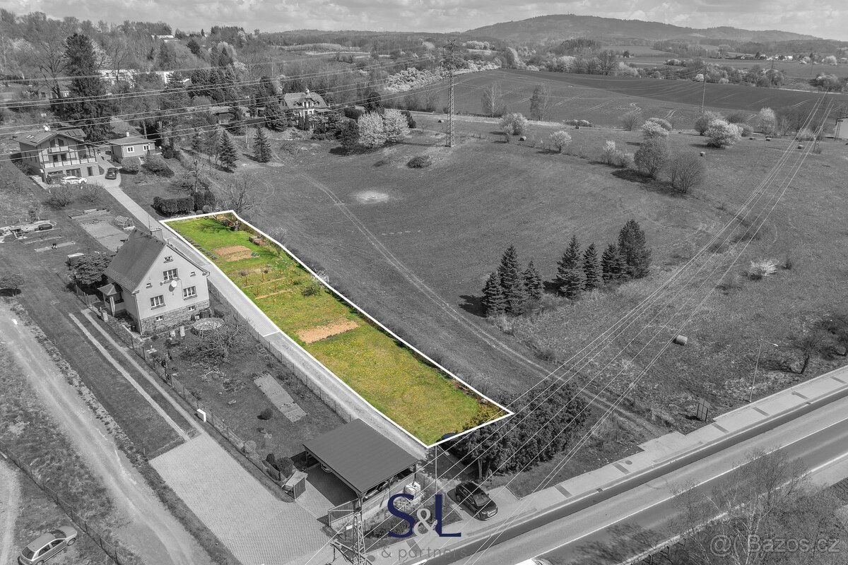 Prodej pozemku pro bydlení, 1 000 m² - Pelešany u Turnova