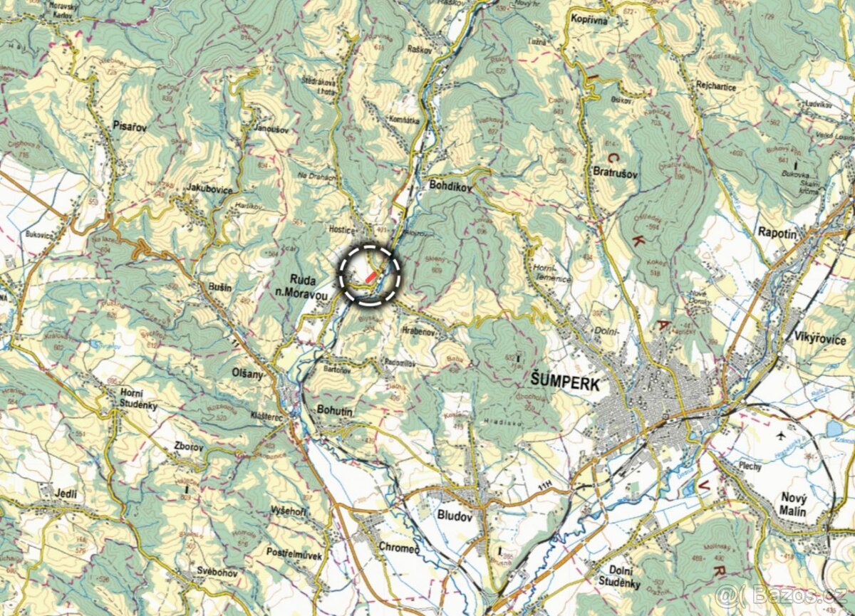 Zemědělská půda, prodej, Hostice, Ruda nad Moravou, Šumperk