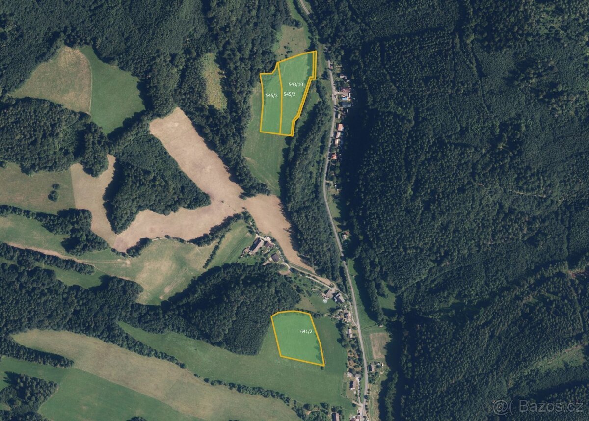 Zemědělská půda, prodej, Hostice, Ruda nad Moravou, Šumperk