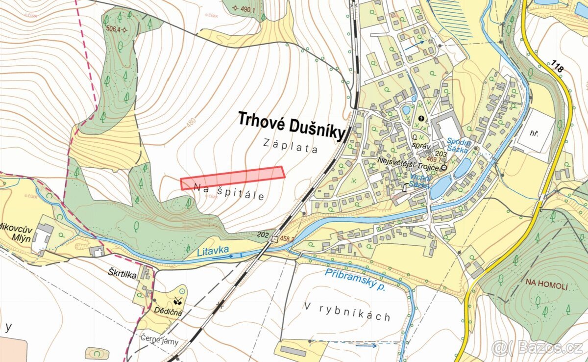 Zemědělská půda, prodej, Trhové Dušníky, Příbram