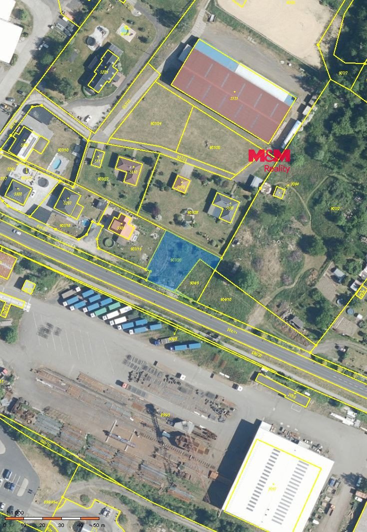 Prodej pozemku k bydlení, 875 m², Ostrov u K.Varů
