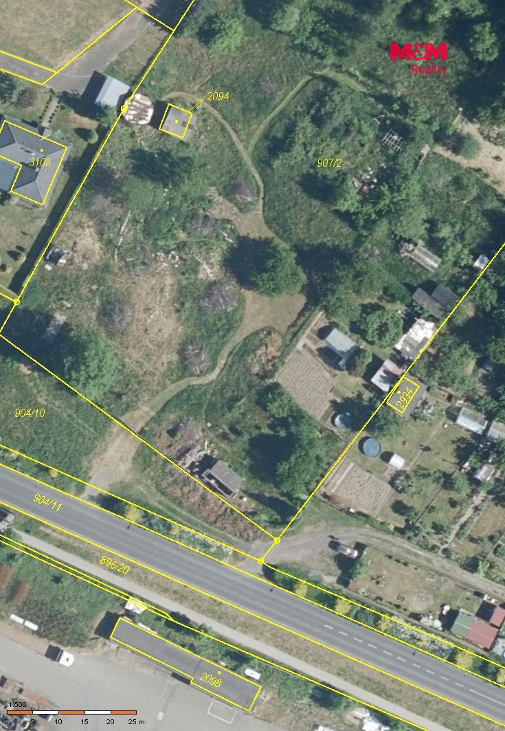 Prodej pozemku k bydlení, 875 m², Ostrov u K.Varů