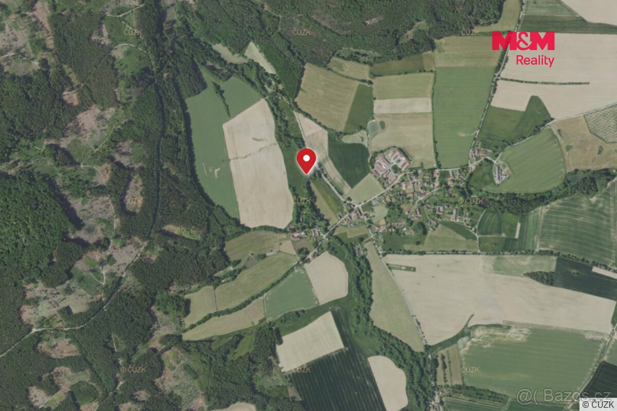 Prodej louky, 237 m², Pravonín