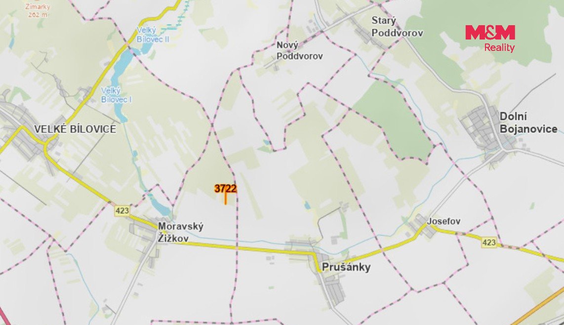 Prodej vinice, 897 m², Moravský Žižkov