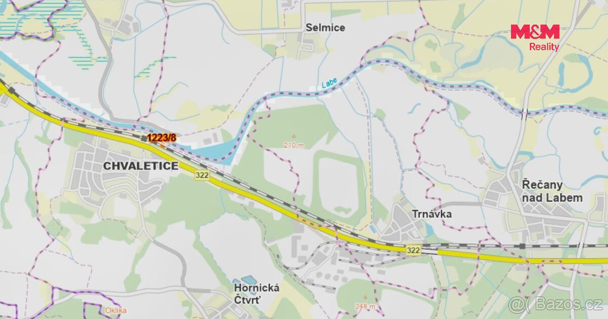 Prodej louky, 91 m², Chvaletice-Telčice