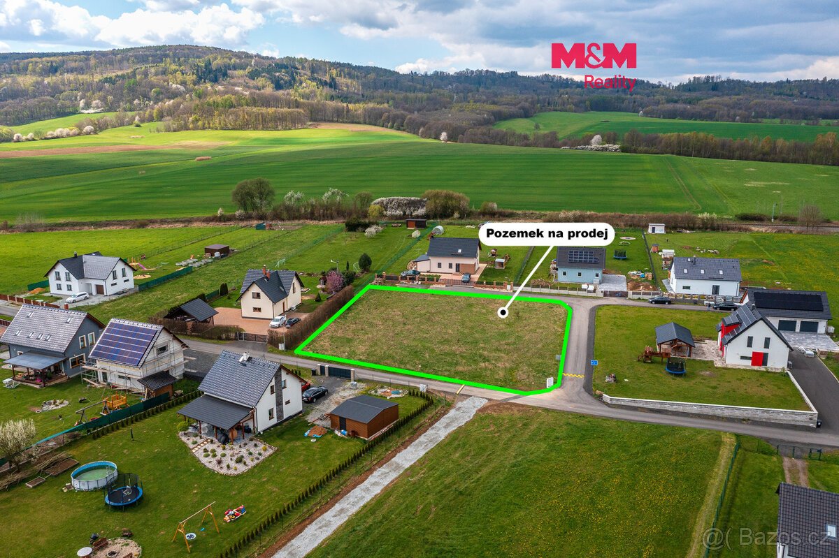 Prodej pozemku k bydlení, 2 192 m², Horní Habartice
