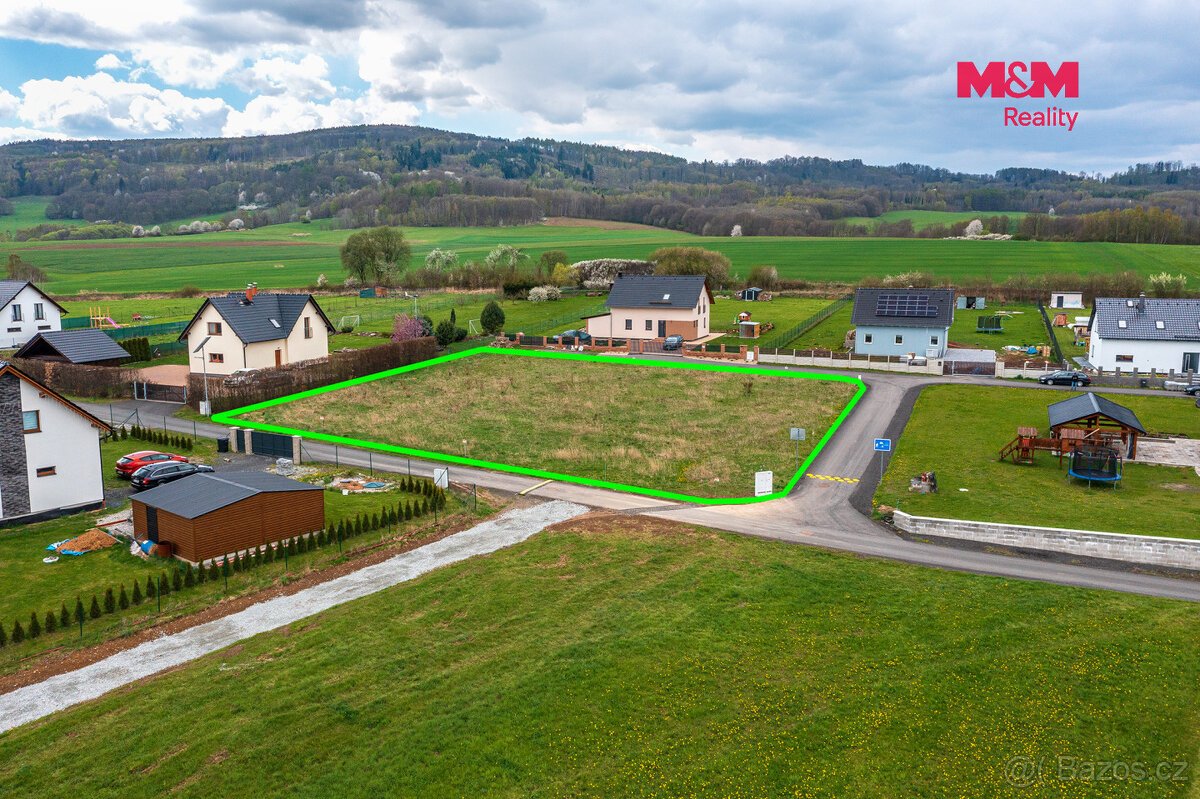 Prodej pozemku k bydlení, 2 192 m², Horní Habartice