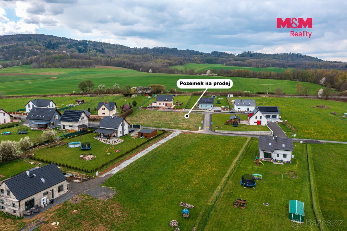 Prodej pozemku k bydlení, 2 192 m², Horní Habartice