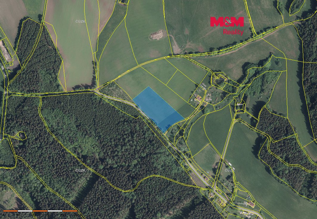 Prodej pole, 12054 m², Hronov - Rokytník