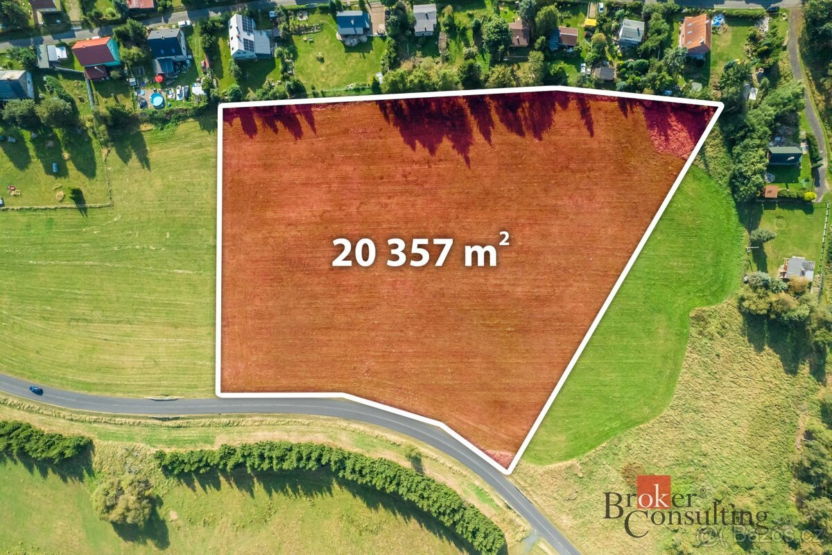 Prodej, pozemky/bydlení, 20357 m2, 43545 Nová Ves v Horách, 