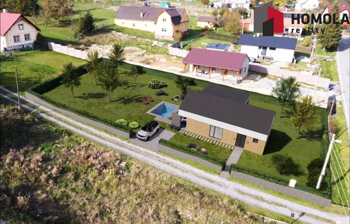 Stavební parcela 1311 m2 v Kružberku