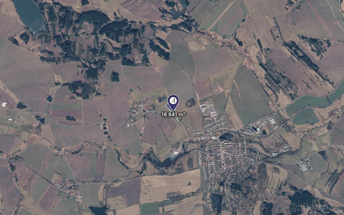 Prodej podílu 1/12 louky 1 570 m², Batelov
