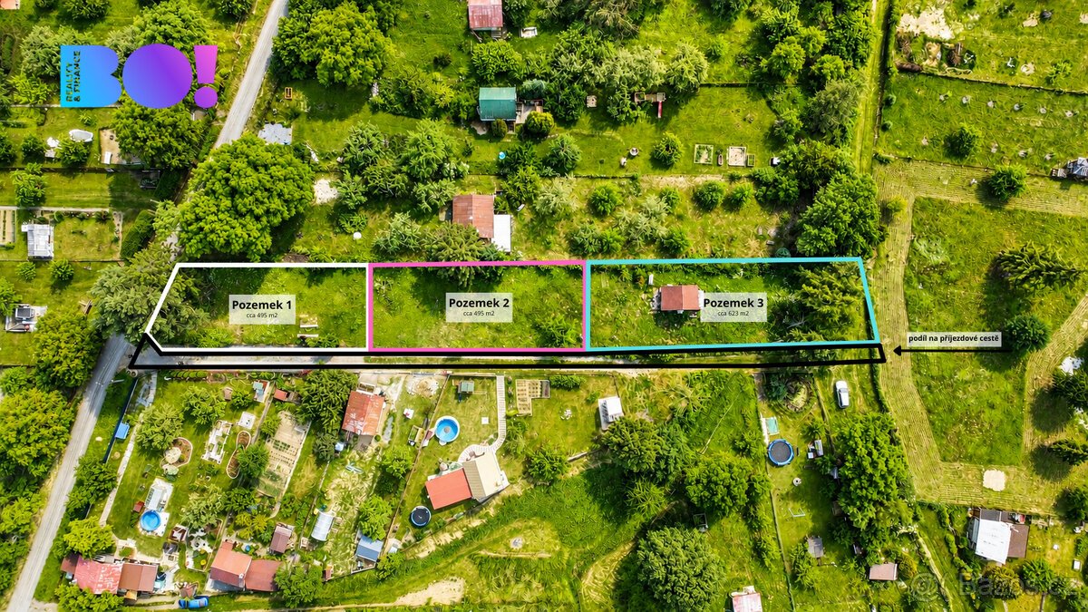 Prodej zahrady 495 m², Ořechy, Lipník nad Bečvou