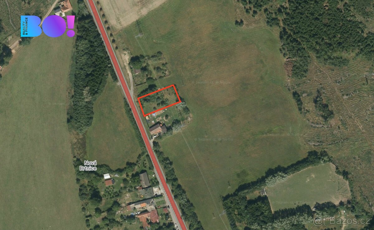 Prodej stavebního pozemku, 1268 m², Zašovice - Nová Brtnice