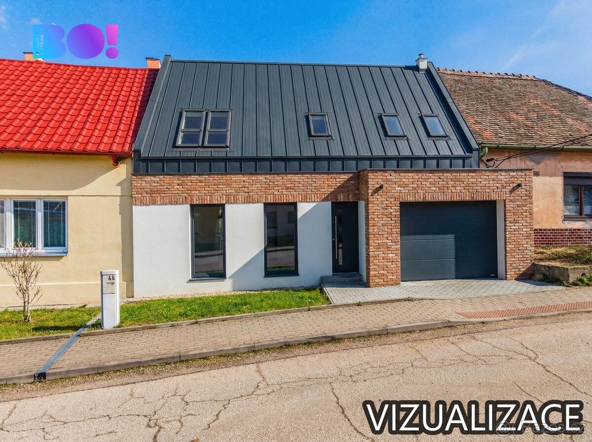 Prodej stavebního pozemku 521 m², ul. Zadní, Pouzdřany, okre