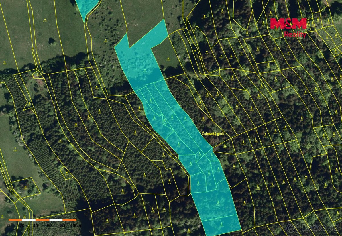 Prodej lesa, 16666 m², Nový Hrozenkov