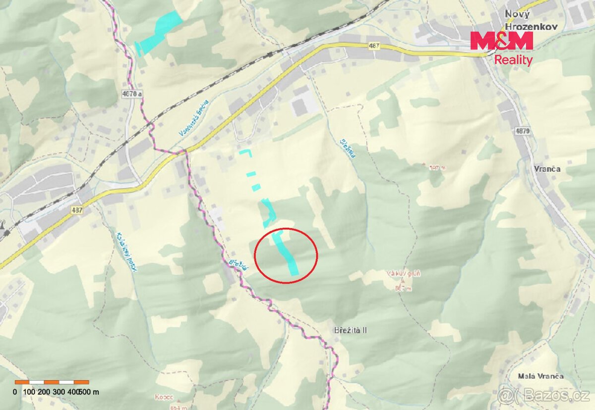 Prodej lesa, 16666 m², Nový Hrozenkov