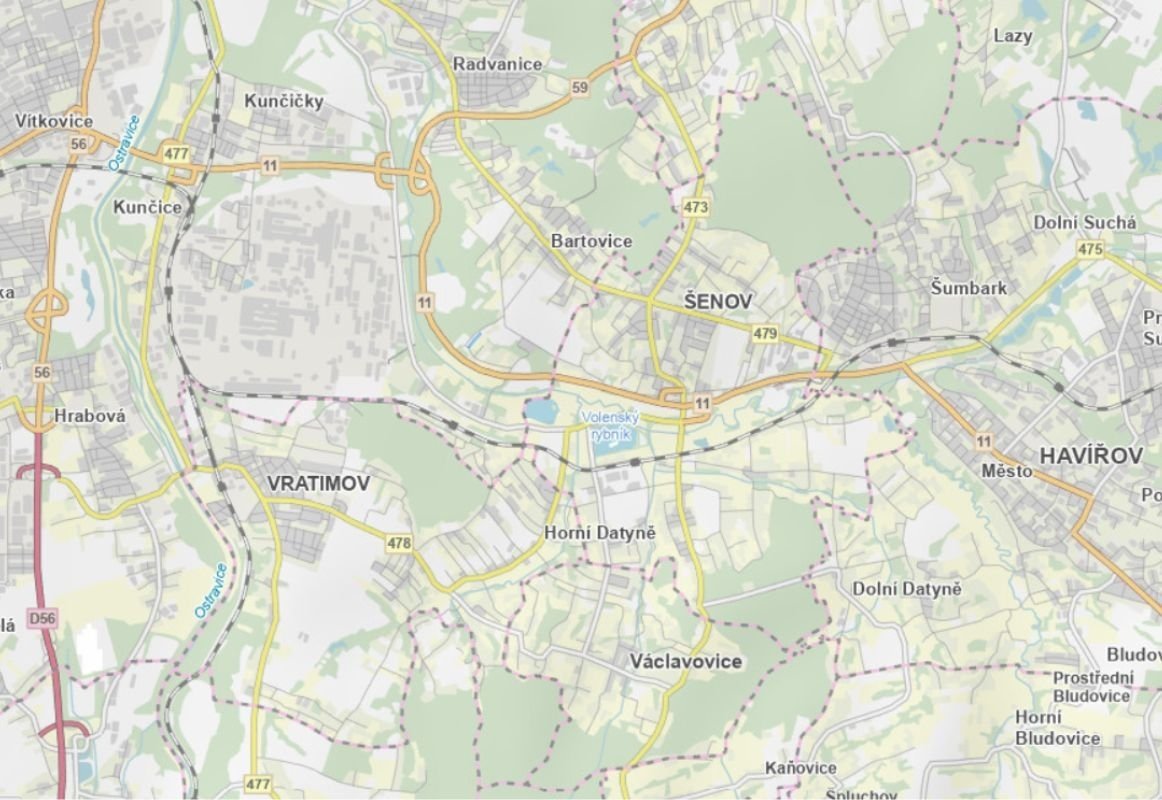 Prodej podílu 5/6 pole 4 641 m², Ostrava