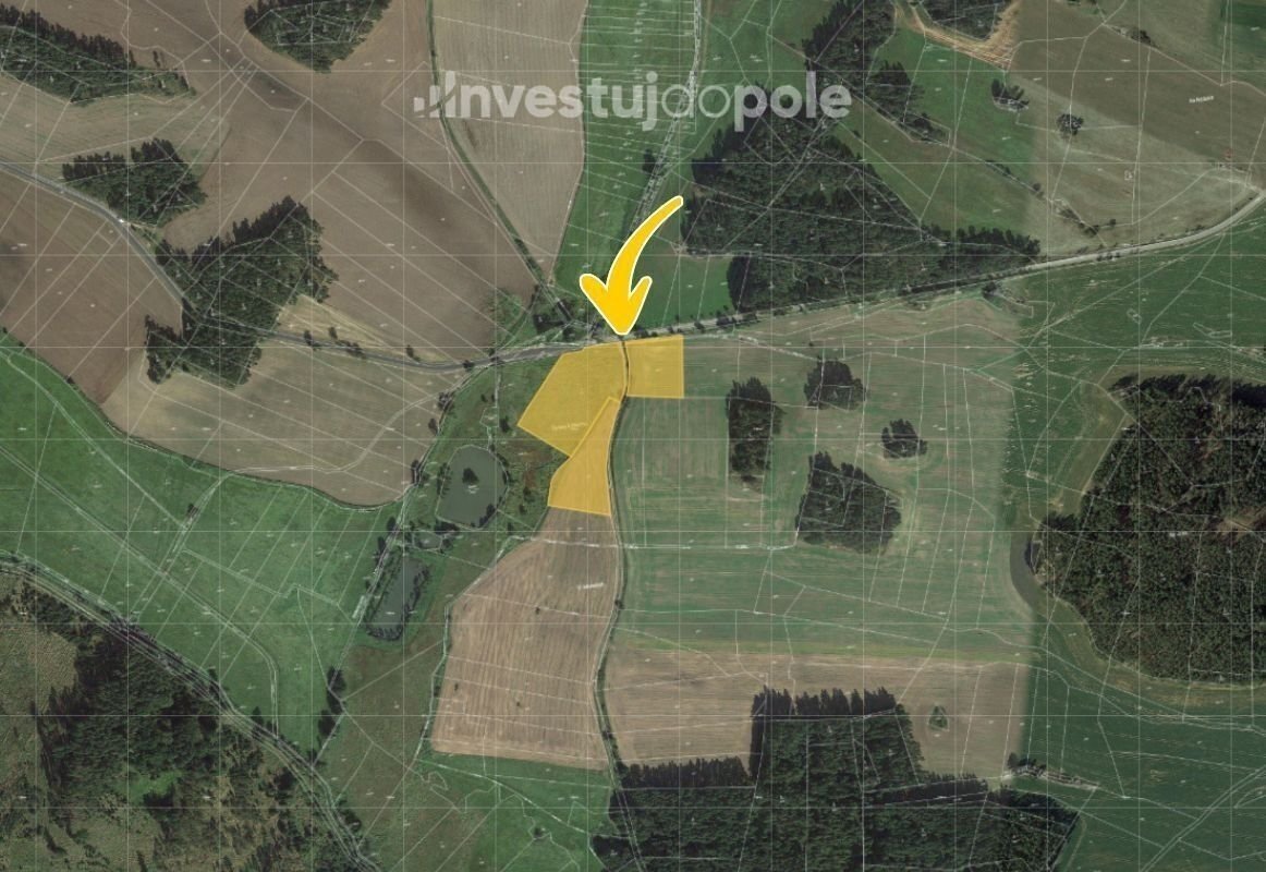 Prodej podílu 2/9 pole 3 672 m², Horažďovice