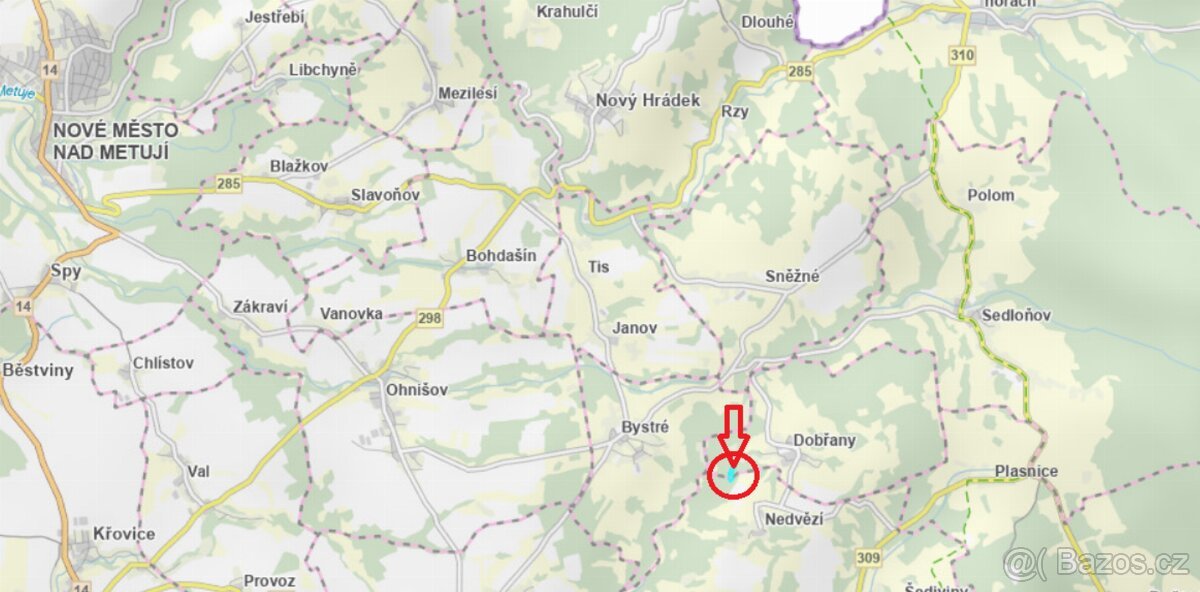 Prodej pozemků k.ú. Dobřany v Orlických horách