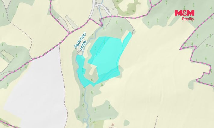 Prodej louky, 55278 m², Stružnice, okres Česká Lípa