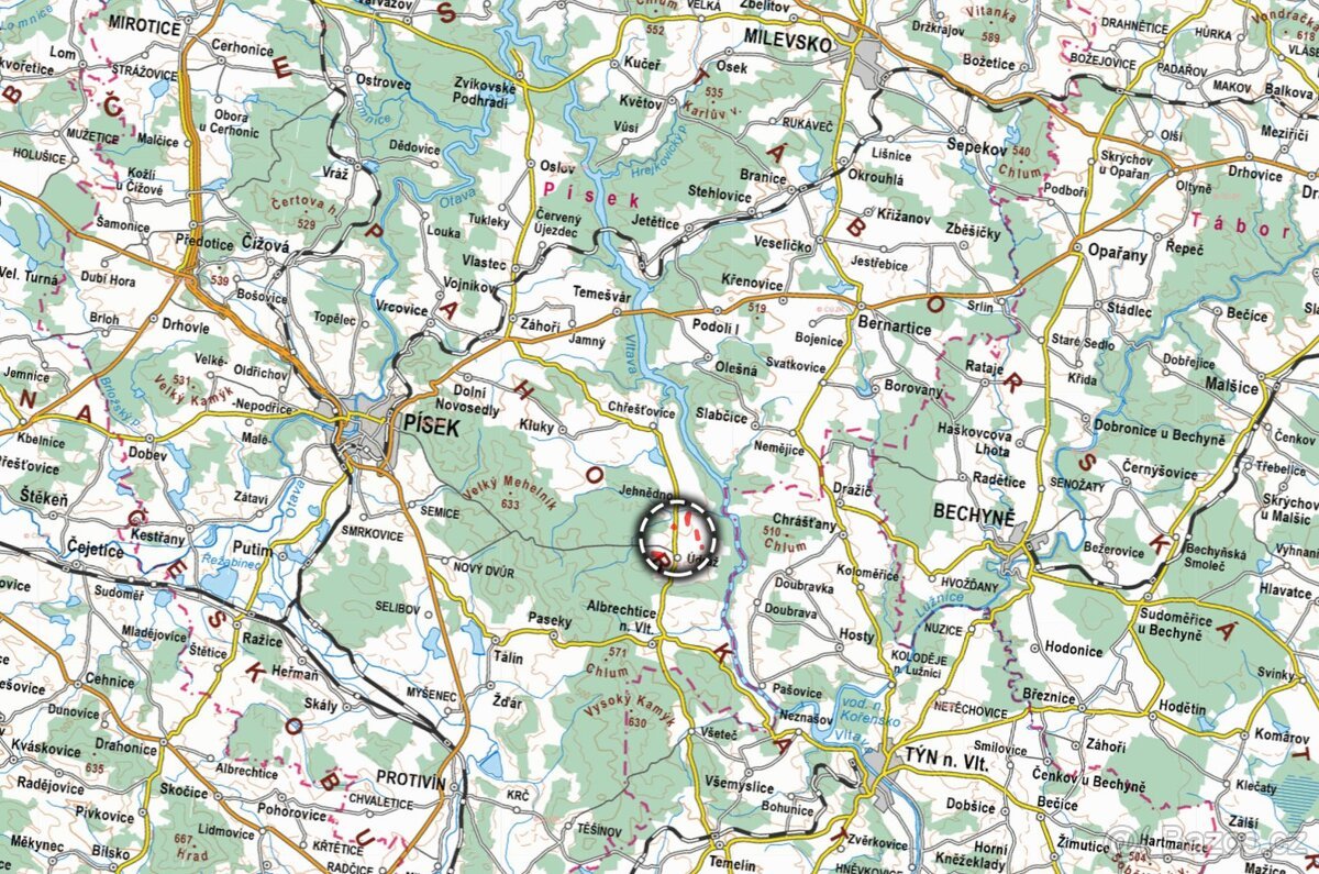 Zemědělská půda, prodej, Údraž, Albrechtice nad Vltavou, Pís