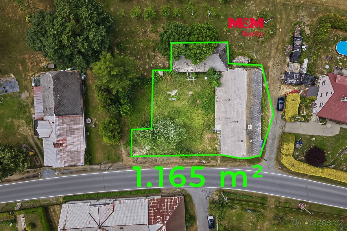 Prodej pozemku k bydlení, 1165 m², Norberčany