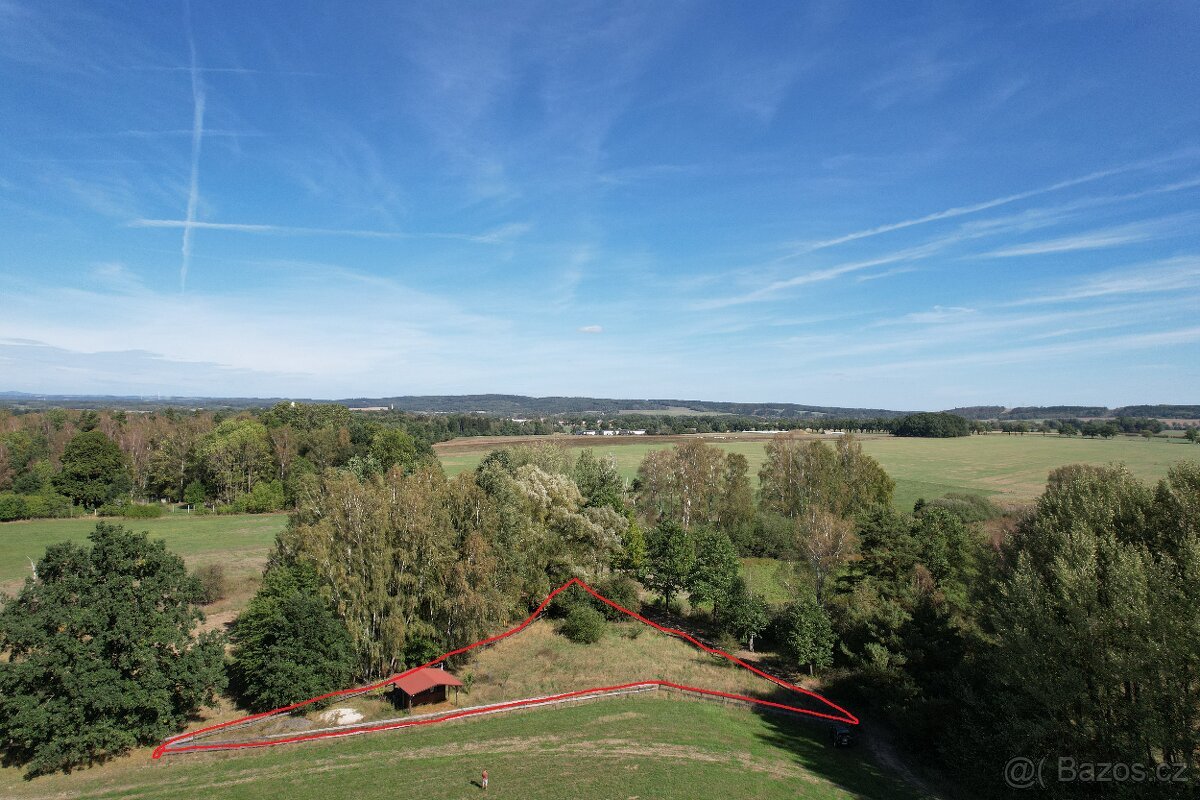 Pozemek 1427 m² v Boru u Tachova