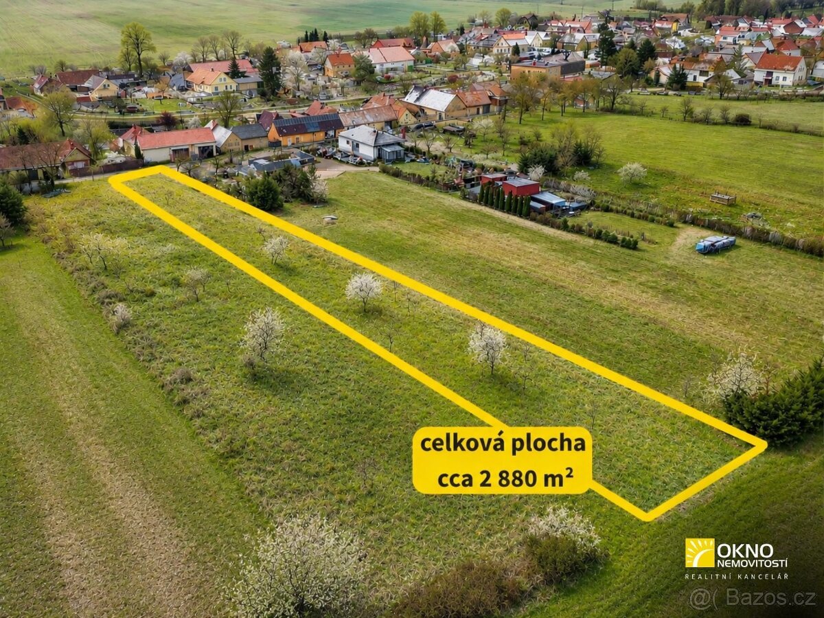 Slunný pozemek u Vysokého Mýta