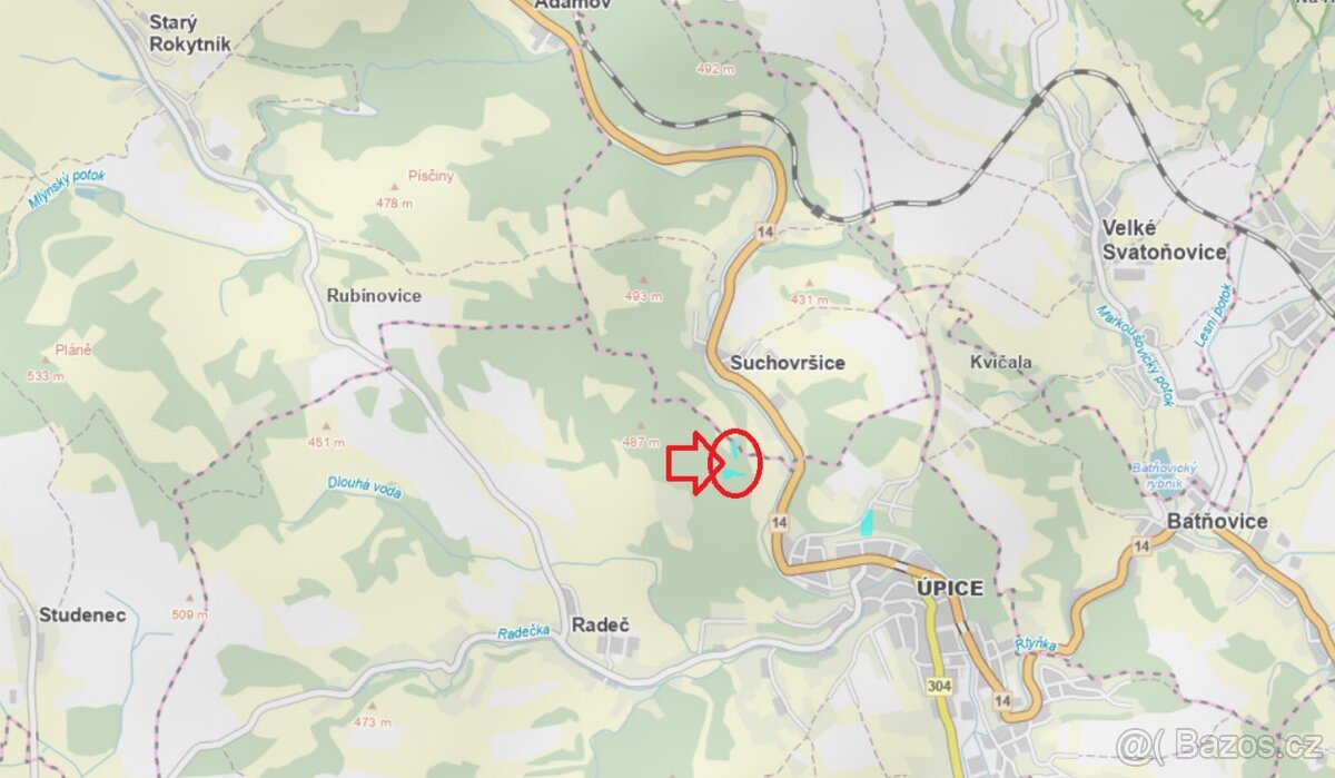 Prodej lesních pozemků k.ú. Úpice (2)
