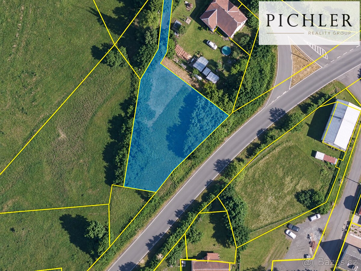 Stavební pozemek o celkové výměře 1 349 m²
