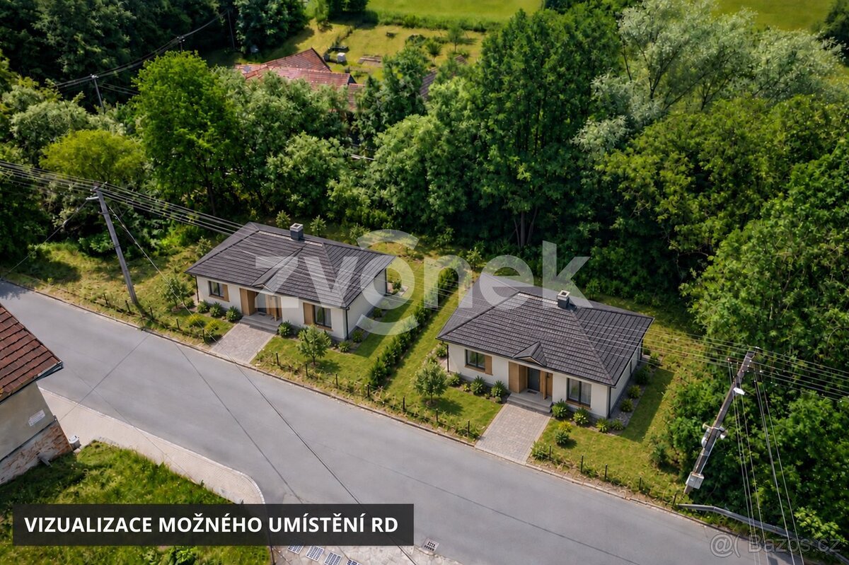 Prodej stavebního pozemku 892 m², Ublo, ev.č. ZL04888