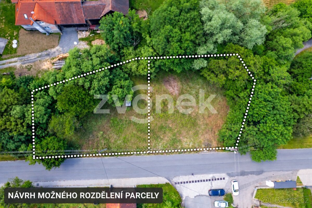 Prodej stavebního pozemku 892 m², Ublo, ev.č. ZL04888