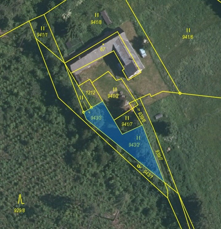 Prodej pozemku 326m2, Čkyně